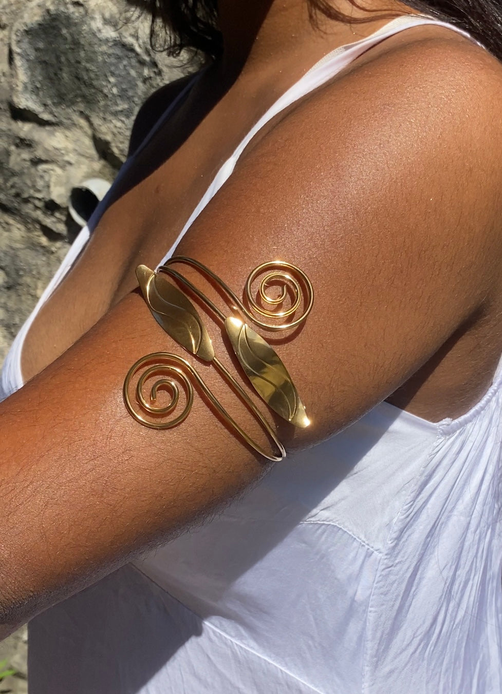 Étreinte dorée ( Bracelet de bras )