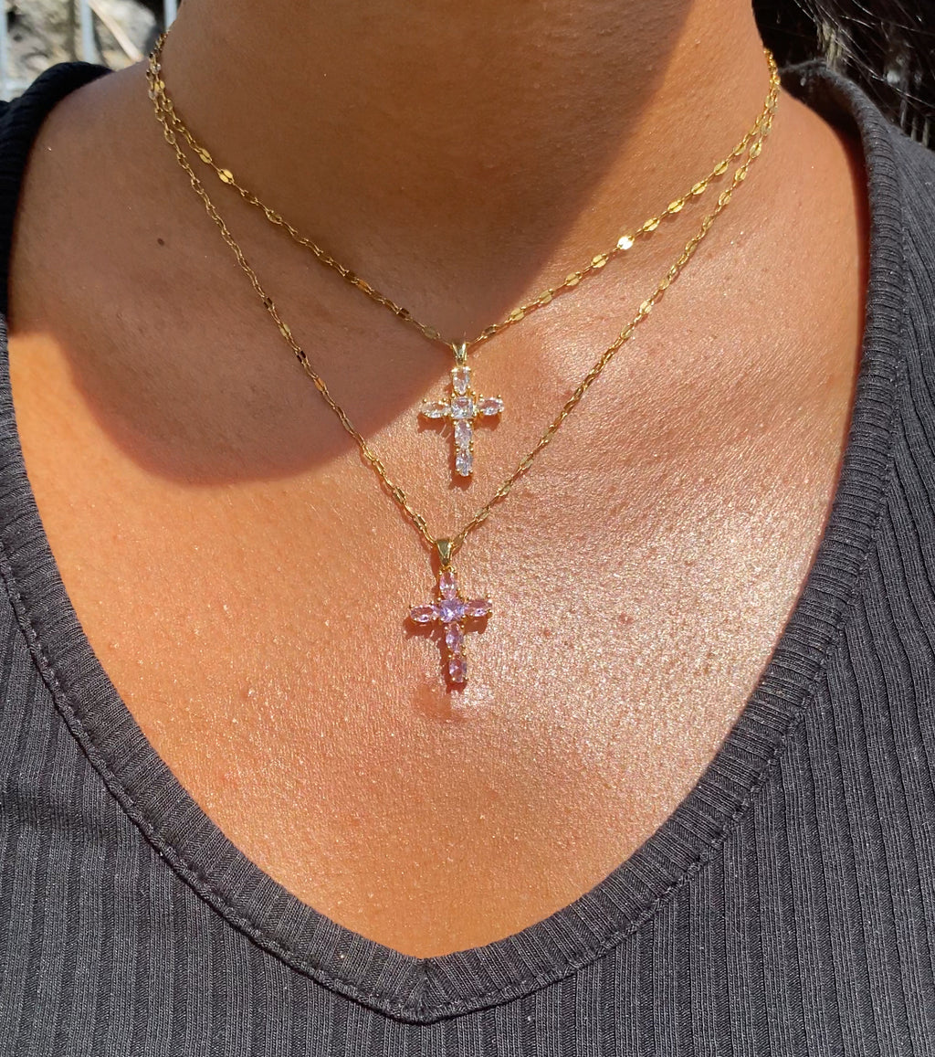 Collier croix Résilience