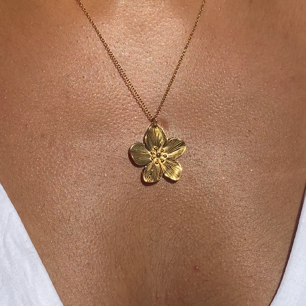 Collier Aube floral