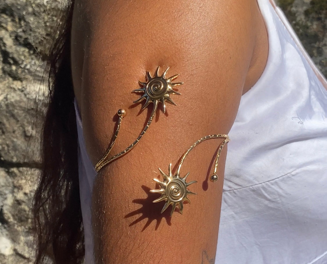 Étreinte dorée ( Bracelet de bras )