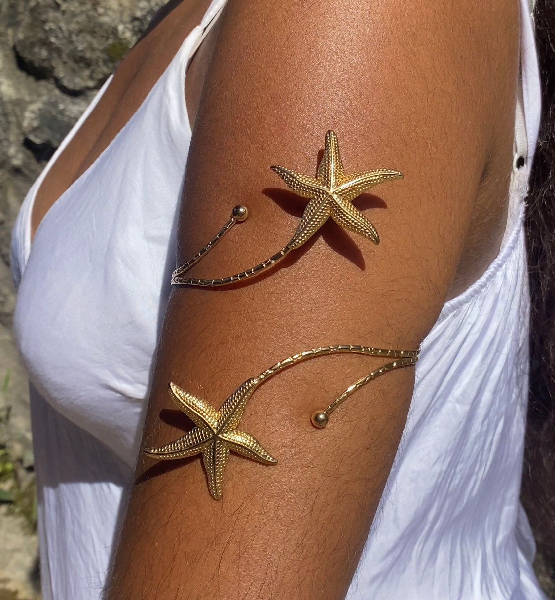 Étreinte dorée ( Bracelet de bras )