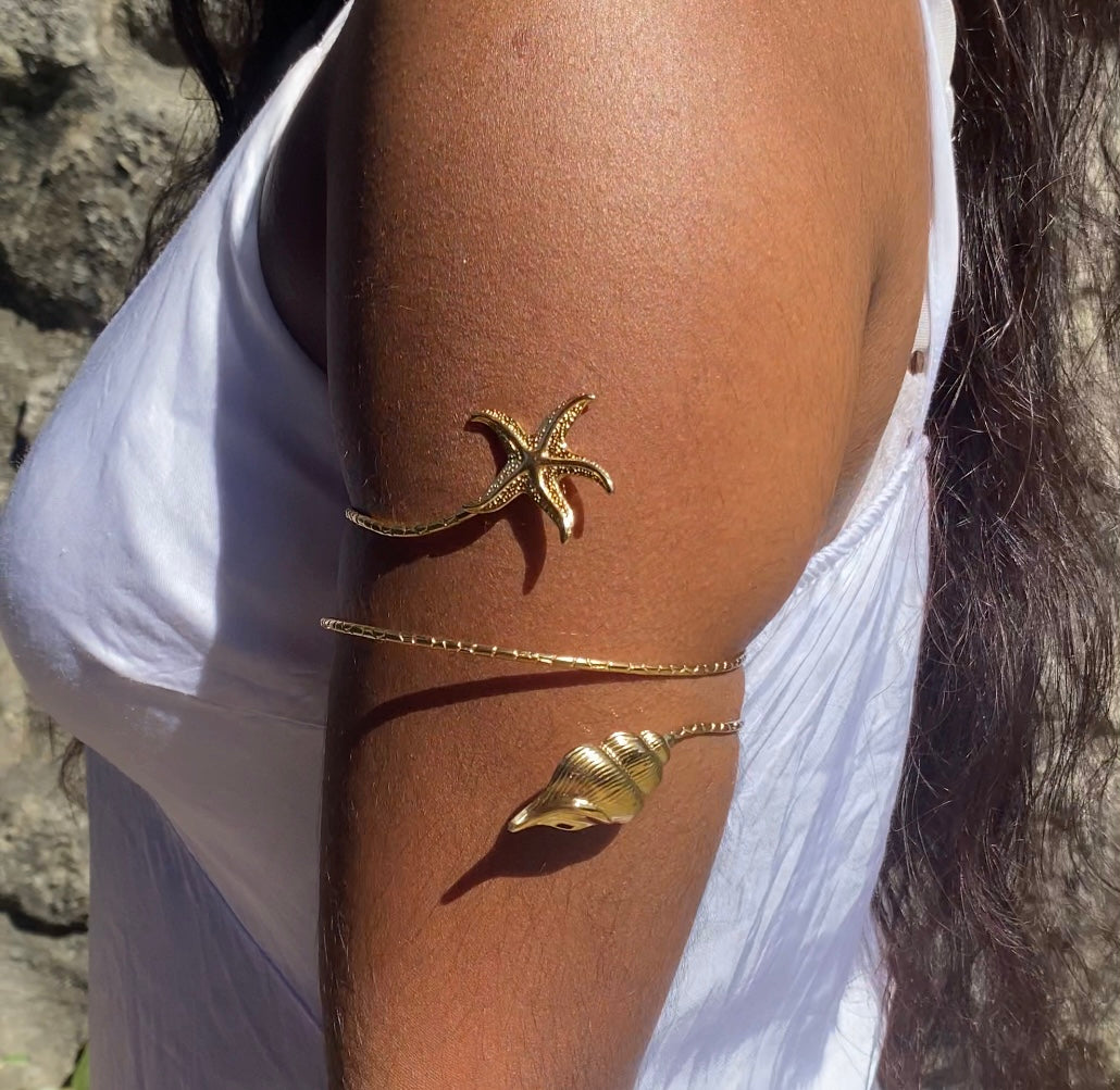 Étreinte dorée ( Bracelet de bras )