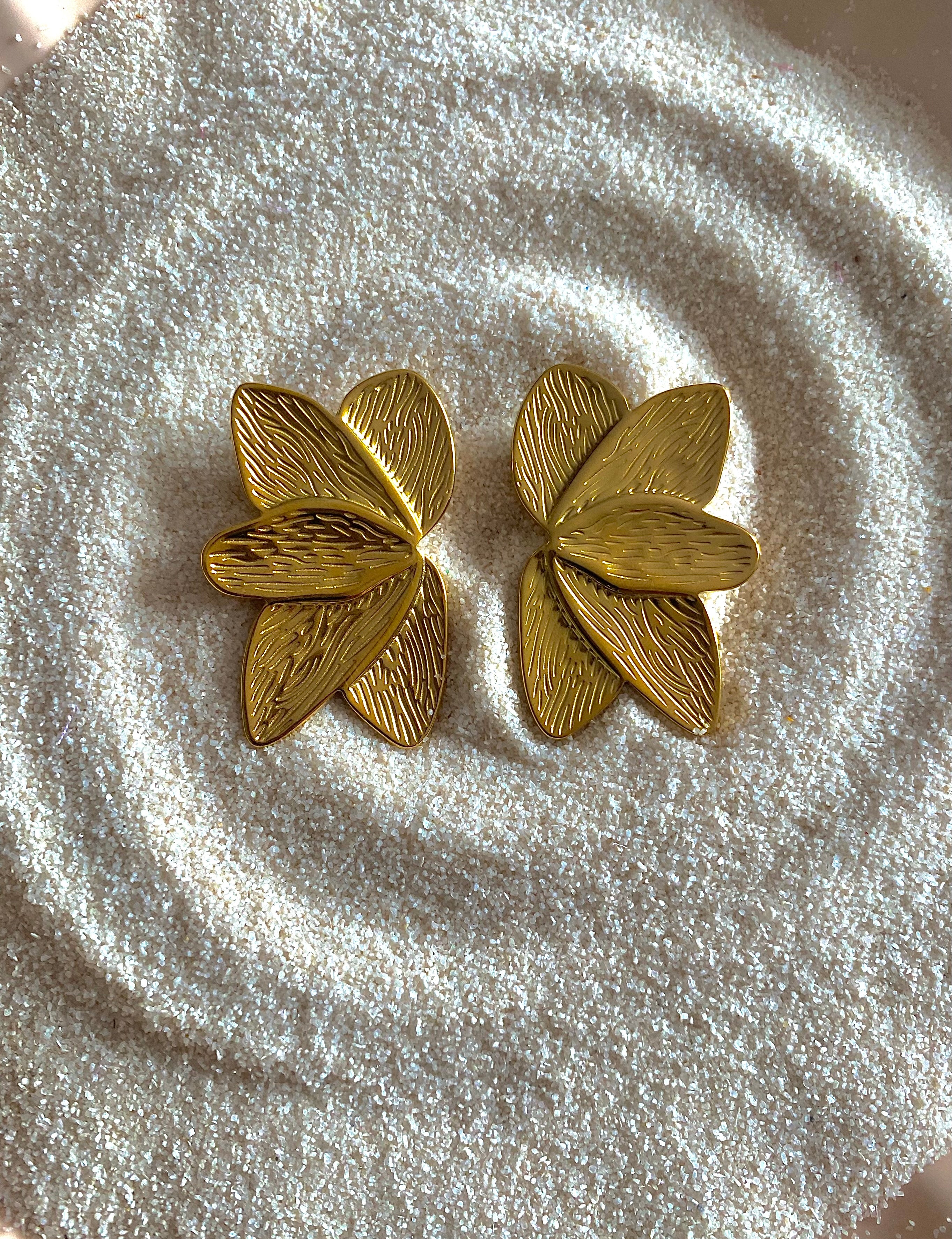 Boucle d’oreille Hibiscus Shine