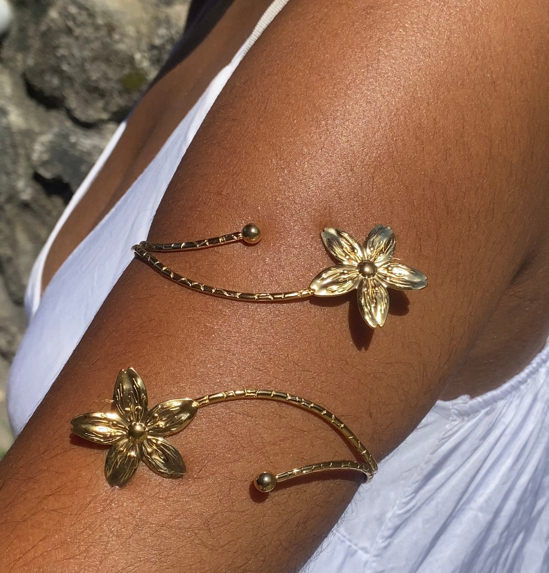 Étreinte dorée ( Bracelet de bras )