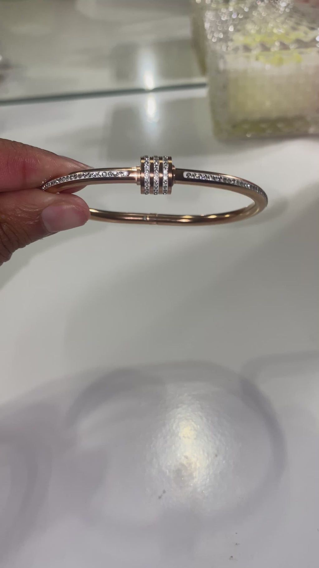Jonc Sélène ( Argent ou Rose Gold )